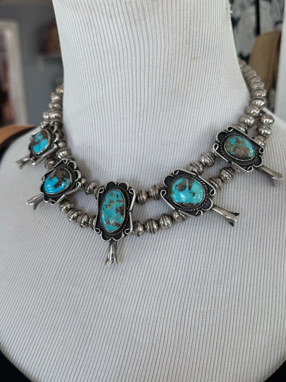Old Pawn Navajo Station Necklace - Picture 3 of 8